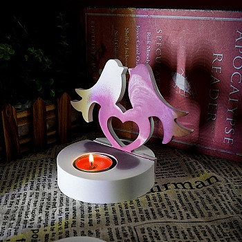 DIY Candle Silicone Molds, for Candle Making, Bird, 10.9x15.3x1cm
