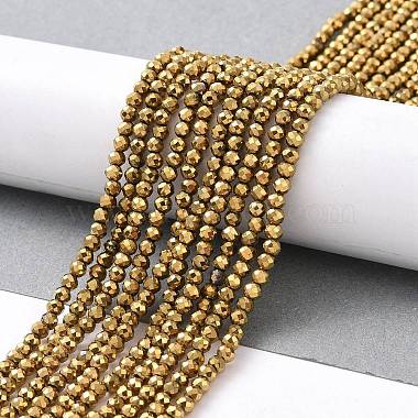 Electroplate Glass Beads Strands(GLAA-H021-01B-FP07)-3