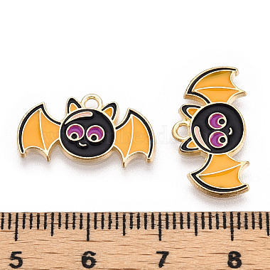 Halloween Alloy Enamel Pendants(X-PALLOY-F299-02KCG)-3