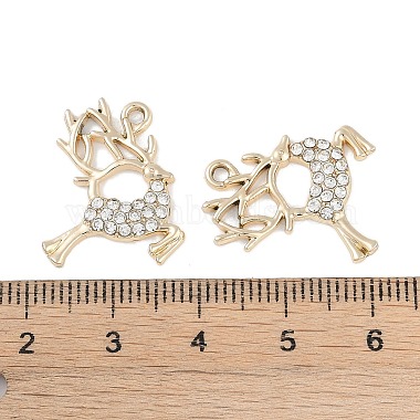 Alloy Rhinestone Pendants(FIND-M018-17G)-3