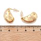 Teardrop Brass Micro Pave Clear Cubic Zirconia Stud Earrings(EJEW-K286-07G-01)-5