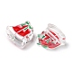 Christmas Decorations Theme Opaque Acrylic Bead with Enamel(OACR-Z021-01H)-2