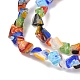 ハンドメイドmillefiori lampworkビーズストランド(LAMP-P070-02A-04)-3