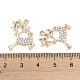 Alloy Rhinestone Pendants(FIND-M018-17G)-3