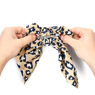 Leopard Print Girls Hair Accessories(OHAR-L012-001B)-4