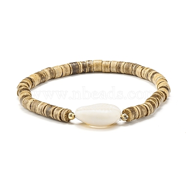 Coconut Beads Stretch Bracelets Set(BJEW-JB07006)-3