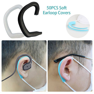 Reusable Silicone Ear Hook(AJEW-GF0001-05B)-2