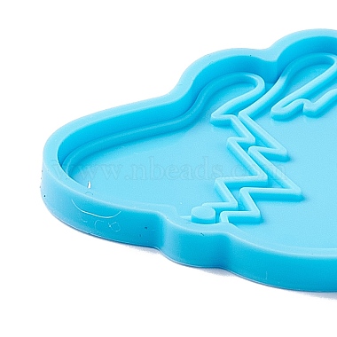 Moules en silicone pendentif effet sanglant(DIY-J009-03F)-4