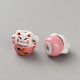 Handmade Printed Porcelain Beads(PORC-WH0018-03D)-2