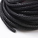 Плетеный кожаный шнур(WL-F009-B02-5mm)-2