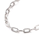 Non-Tarnish 304 Stainless Steel Cable Chain Bracelet for Men Women(BJEW-E031-05I-P)-2