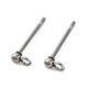 202 Stainless Steel Stud Earring Findings(STAS-I324-01P-2mm)-1