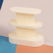 Plastic Shelf Miniature Ornaments, Micro Landscape Dollhouse Accessories, Champagne Yellow, 130x50x115mm(PW-WG42E3D-03)