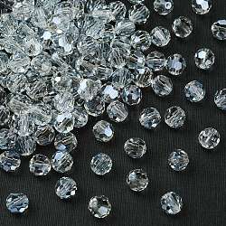 Preciosa&reg Crystal Beads, Czech Crystal, 451 19 602 Round, 00030 237 Lagoon, 6mm, Hole: 1.2mm(Y-PRC-BB6-00030-237)