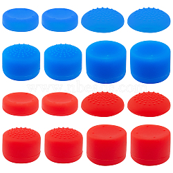 2Set 2 Colors Silicone Replacement Gamepad Button Keycap Set, Controller Grip Covers, Mixed Color, 21x6~16mm, inner diameter: 14~15mm, 1set/colors(AJEW-OC0002-81A)