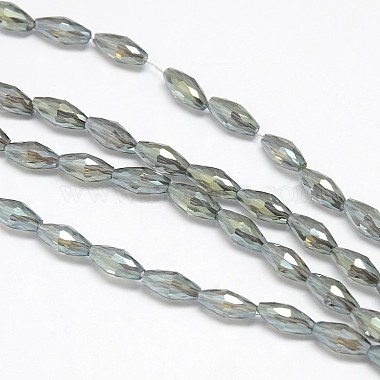 Chapelets de perles de riz en verre cristal(EGLA-F042-A10)-2