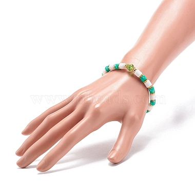 Handmade Polymer Clay Stretch Bracelet Sets(BJEW-JB08766)-5