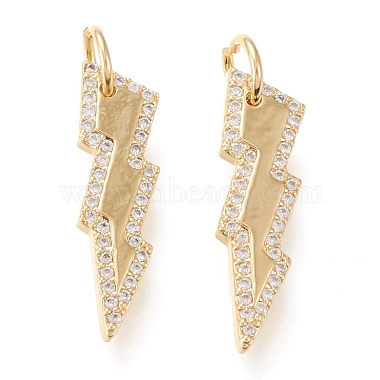 Golden Clear Others Brass+Cubic Zirconia Pendants