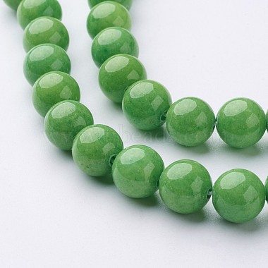 Natural Mashan Jade Round Beads Strands(X-G-D263-10mm-XS17)-2