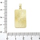 Placage de crémaillère en laiton micro pavé pendentifs en zircone cubique claire(KK-S371-02G-03)-3