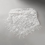 Cloth Polyester Headbands for Women, Triangle Hair Accessories, White, 430x1240x0.8mm(OHAR-WH20008-11A-01)