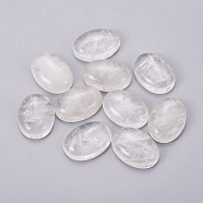 Natural Quartz Crystal Cabochons, Rock Crystal Cabochons, Oval, 40x30mm(G-I219-07D)