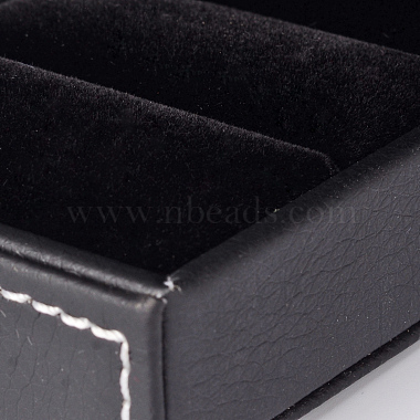 Rectangle Imitation Leather Ring Boxes(LBOX-F001-04)-4