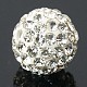 Grade A Round Crystal Pave Disco Ball Beads(X-RB-H258-8MM-001)-1