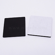 Sponge EVA Sheet Foam Paper Sets, With Adhesive Back, Antiskid, Square, Black, 15x15x1.3cm(AJEW-WH0017-75D)