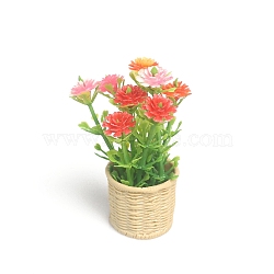 Plastic Flower Plant Miniature Ornaments, Micro Landscape Dollhouse Accessories, Pretending Prop Decorations, Tomato, 55x37mm(PW-WGAEB14-03)