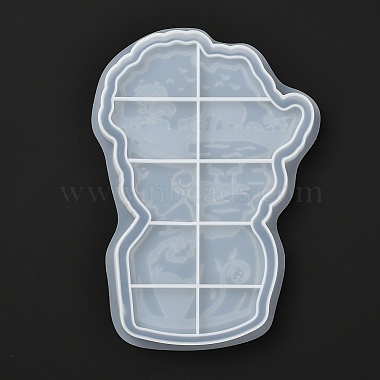Human Silicone Cup Mat Molds(DIY-A010-04)-3
