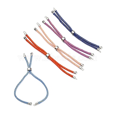 Adjustable Nylon Cord Slider Bracelet Making(MAK-F026-A-P)-2