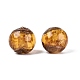 Handgemachte gold sand Glasperlen(LAMP-N045-01B-08)-1