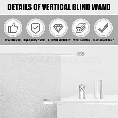 2Pcs Plastic Blind Tilt Wand(AJEW-CN0004-69)-7