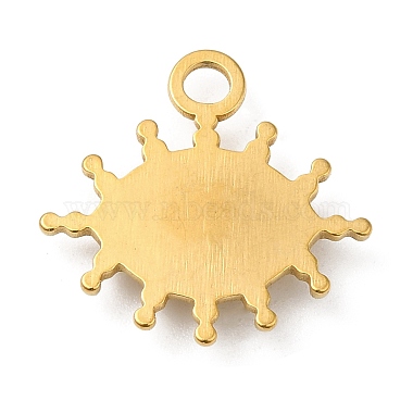 Real 18K Gold Plated 304 Stainless Steel Pendants(STAS-A084-19G-01)-2