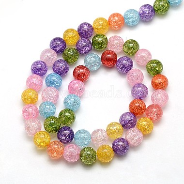 Synthetic Crackle Quartz Round Beads Strands(G-L155-6mm-01)-3