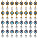 Elite 32Pcs 2 Colors Alloy Resin Pendants with Plastic Pearl(FIND-PH0008-83)-1