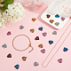 DIY Valentine's Day Bracelet & Necklace Making Kits(DIY-PH0003-14)-4