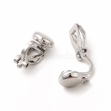 Alloy Clip-on Earring Findings(X-PALLOY-M208-02P)-1