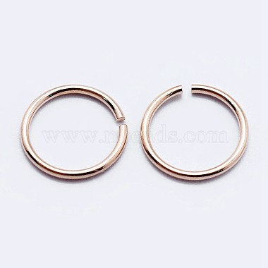 925 Sterling Silver Open Jump Rings(STER-F036-02RG-0.8x4mm)-2