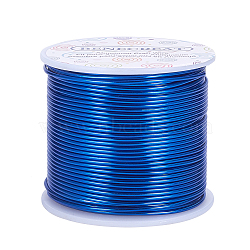Round Aluminum Wire, Blue, 15 Gauge, 1.5mm, about 223.09 Feet(68m)/roll(AW-BC0001-1.5mm-01)