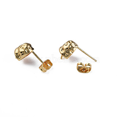 Brass Stud Earring Findings(KK-N233-364)-3