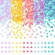 50g プラスチック スパンコール ビーズ(PVC-YW0001-05A)-2