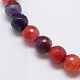 Natural Agate Round Beads Strand(G-L084-8mm-12)-2