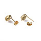 Brass Stud Earring Findings(KK-N233-364)-3