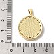 Rack Plating Brass Cubic Zirconia Pendants(KK-K385-64G)-3