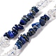 Natural Quartz Crystal & Lapis Lazuli Beads Strands(G-L610-A04-01)-1