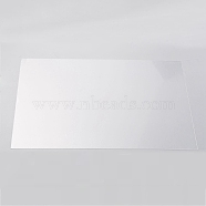 (Defective Closeout Sale: Broken Corners), Organic Glass Sheet, for Craft Projects, Signs, DIY Projects, Rectangle, Clear, 29.6x20.8x0.05cm(AJEW-XCP0001-28)