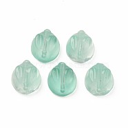 Transparent Glass Beads, Rabbit, Aquamarine, 14x12x8mm, Hole: 1.4mm(GLAA-Q092-06-D05)