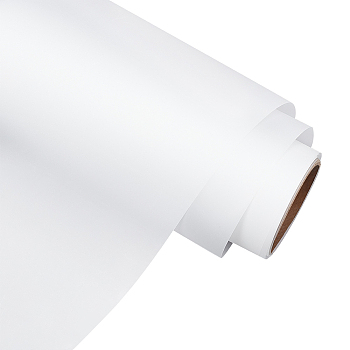 PET Printable Heat Transfer Film Roll, Blank Iron on Vinyl for Printers, White, 300x0.2mm, 10m/roll